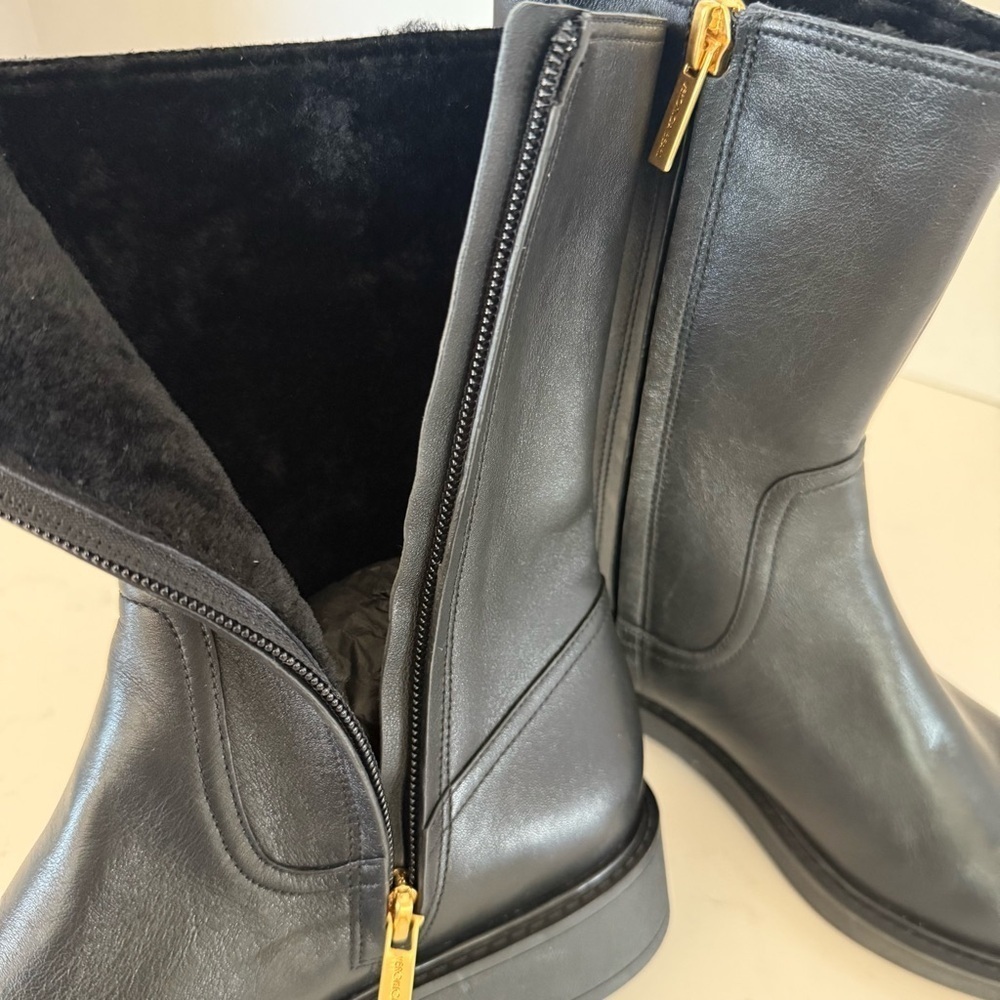 NEW Veronica Beard Creswell Mid-Calf Bootie fur lined size: 6 - Picture 6 of 6
